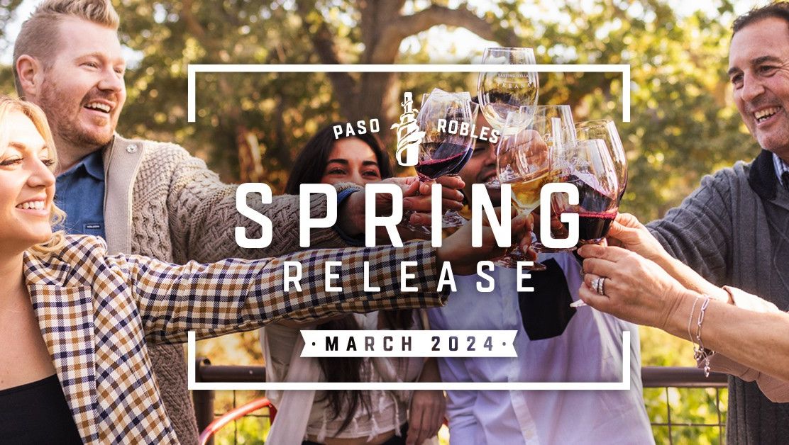 March 1 kicks off Spring Release Month! Paso Robles is celebrating the start of spring all month long with lots of special activities at area wineries. Check out the full list of events at pasowine.com/events/spring-…