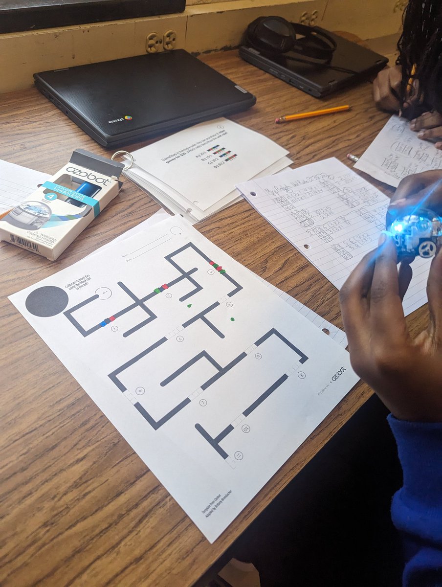 MsBrombacher's tweet image. Ms. McCoy and I teamed up this week for #math! Each 6th grade student was able to review for an upcoming test by coding the path for the @Ozobot! π€ @PortsVASchools #PPSShines @jennthomas75 #PPStrt @HodgesManorPPS @WandaCalhoun13 @hmeducate @nicscud