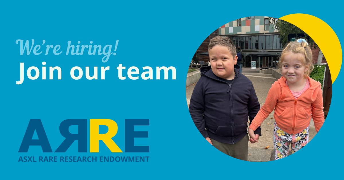 We're hiring! We're looking for a part-time Chief Scientific Officer to expand the ASXL collaborative research network, lead our research strategy, and manage our research-related initiatives. More info/apply at arrefoundation.org/hiring
