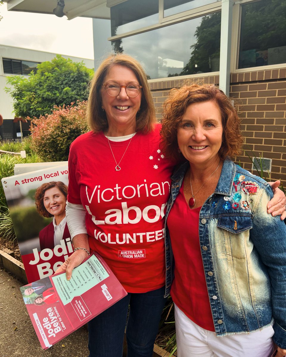 Terrific to be in Frankston South this morning with the fantastic Jodie Belyea. Jodie has a long history of supporting her community and she’ll be a strong local voice for Dunkley.