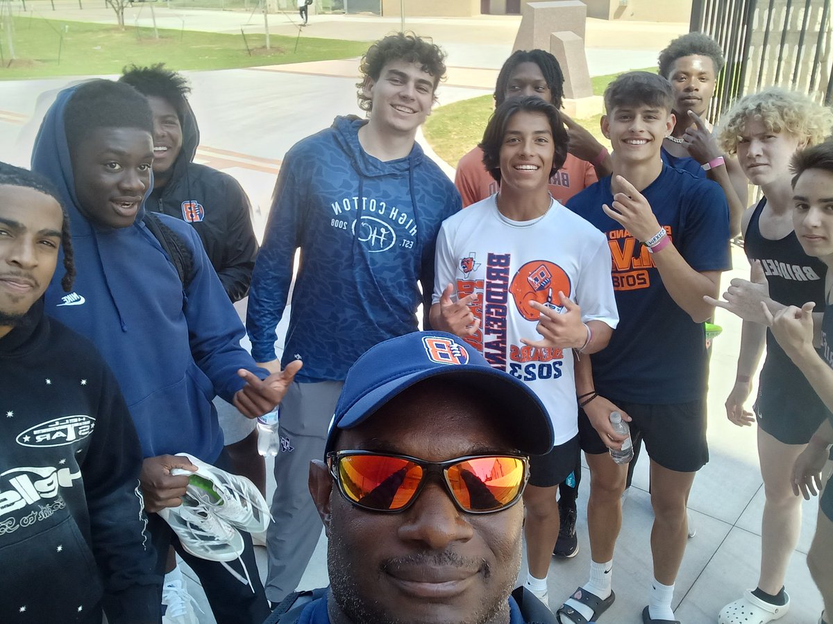 Texas AM Relays..much love when Comner Weigman comes to check out the Bears...Texas AM ..QB