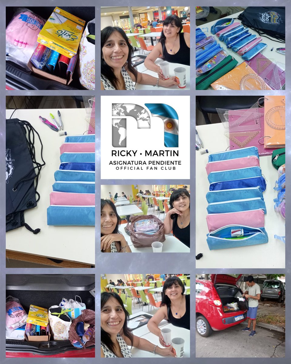 asignaturaarg's tweet photo. Algunas fotitos de la semana de compras y donación de útiles para los pequeños del hogar donde colaboramos ,ellos contentos  y nosotras con el corazón explotado de felicidad por poder colaborar con ellos  💞🙌
@rickymartinwebteam 
@ricky_martin https://t.co/PSxGG8ercv