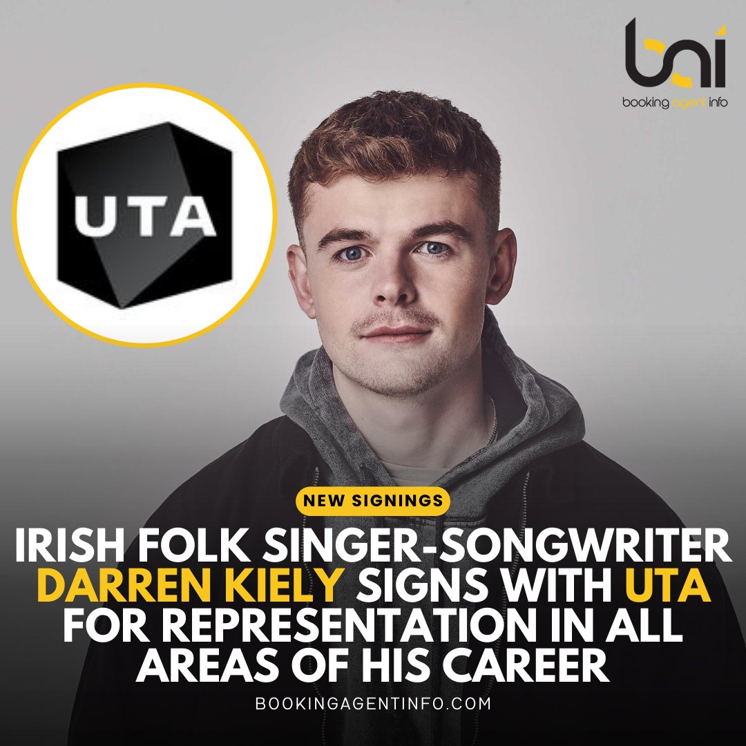 Irish folk singer-songwriter Darren Kiely signs with UTA for career representation. Kiely's popular singles include 'How Could You Love Me' and 'Ella', with 30 million global streams.

Follow @baidatabase for more

#DarrenKiely #UTA #IrishSinger #SingerSongwriter #MusicNews