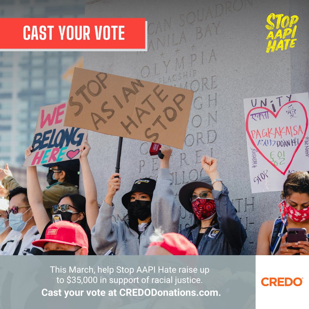 Every month @CREDOMobile splits a $35,000 donation between three nonprofits. This March, we’re on the ballot and need your support! The more votes we get, the more money we raise for our movement for racial justice. 🗳️ Vote now: credodonations.com/organizations/…