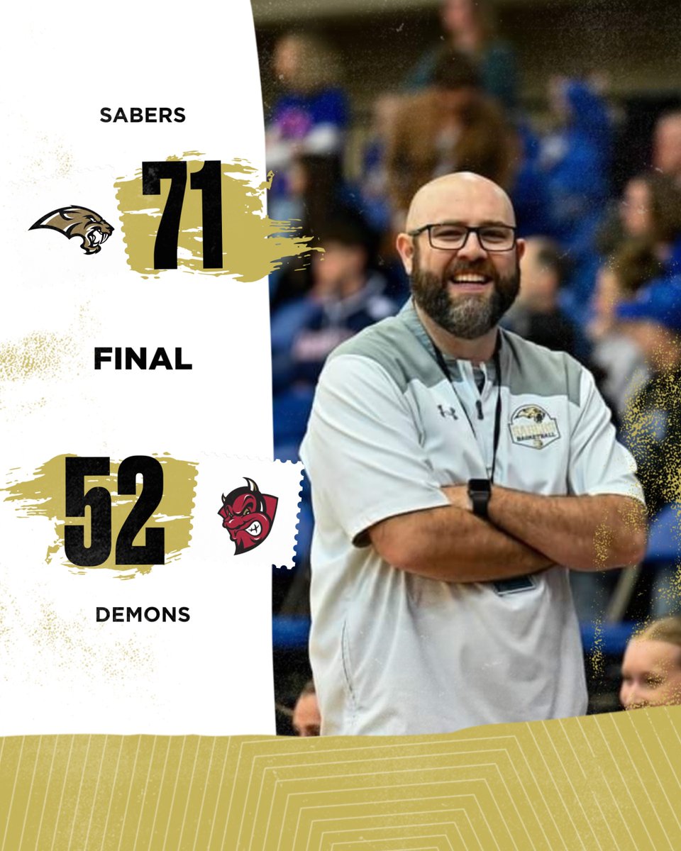 LEGACYGBB's tweet photo. WE'RE GOING TO THE SHIP!!!!

The Sabers defeat their cross-town rival, Demons 71-52. They secure their spot in the state tournament next weekend. They're not done yet though. They take on Minot tomorrow in the WDA Championship at 6:00 PM. 

#OurTimeOurTeam https://t.co/xLt81k010f