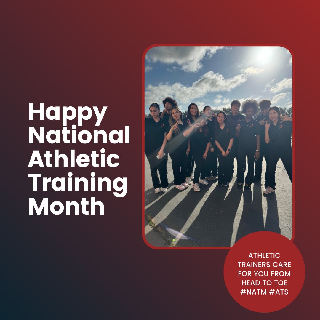 HAPPY NATM TO ALL THE ATHLETIC TRAINERS OUT THERE!! 🤍🤗
