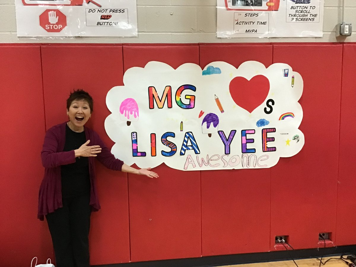 Thank you for a fun and engaging author visit @LisaYee1 and <a href="/AndersonsBkshp/">Anderson's Bookshops</a>! Oof! Oof! Oof!