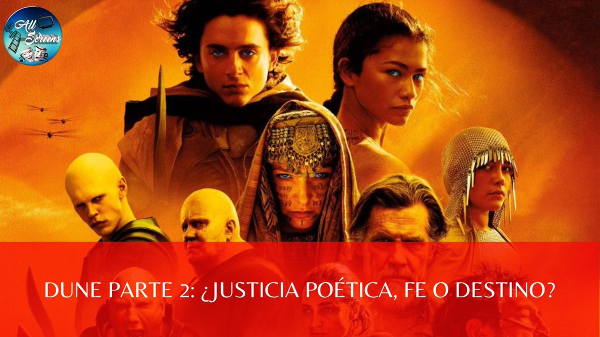 All_Screens's tweet photo. 📝NUEVO POST📝

🎬 @RRabagoS y una servidora regresamos a nuestro primer hogar para hablar un poquito más sobre #DuneParteDos (SIN spoilers). El viaje de Paul se complica enfrentándose a las consecuencias de un fanatismo religioso exacerbado y su ira.
➡️ https://t.co/ohssDDz5wQ https://t.co/Nhb5SVpwcd