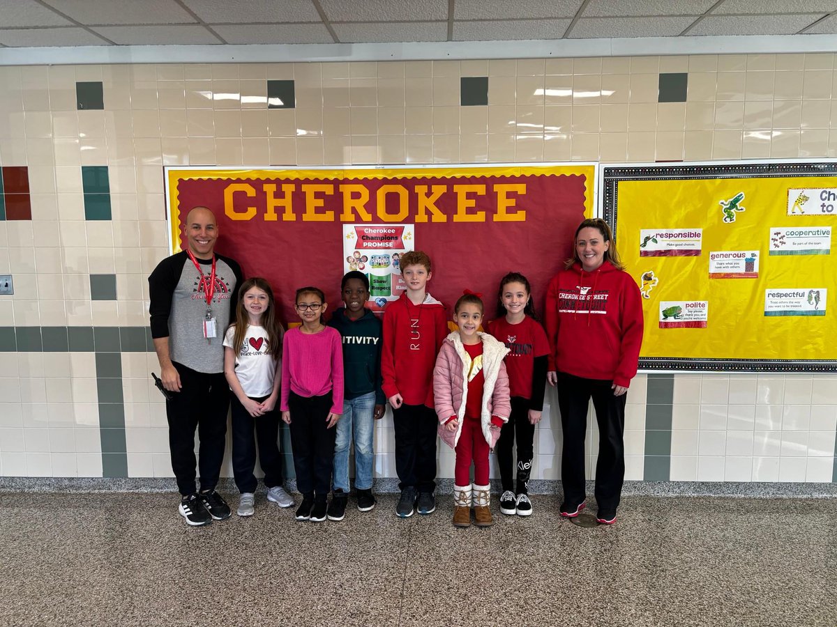 Cherokee Street School (@cherokeestcsd) on Twitter photo Congratulations to our most recent Cherokee Champions winners. Keep up the great work!๐ <a href="/ConnetquotCSD/">Connetquot CSD</a> Congratulations to our most recent Cherokee Champions winners. Keep up the great work!๐ <a href="/ConnetquotCSD/">Connetquot CSD</a>