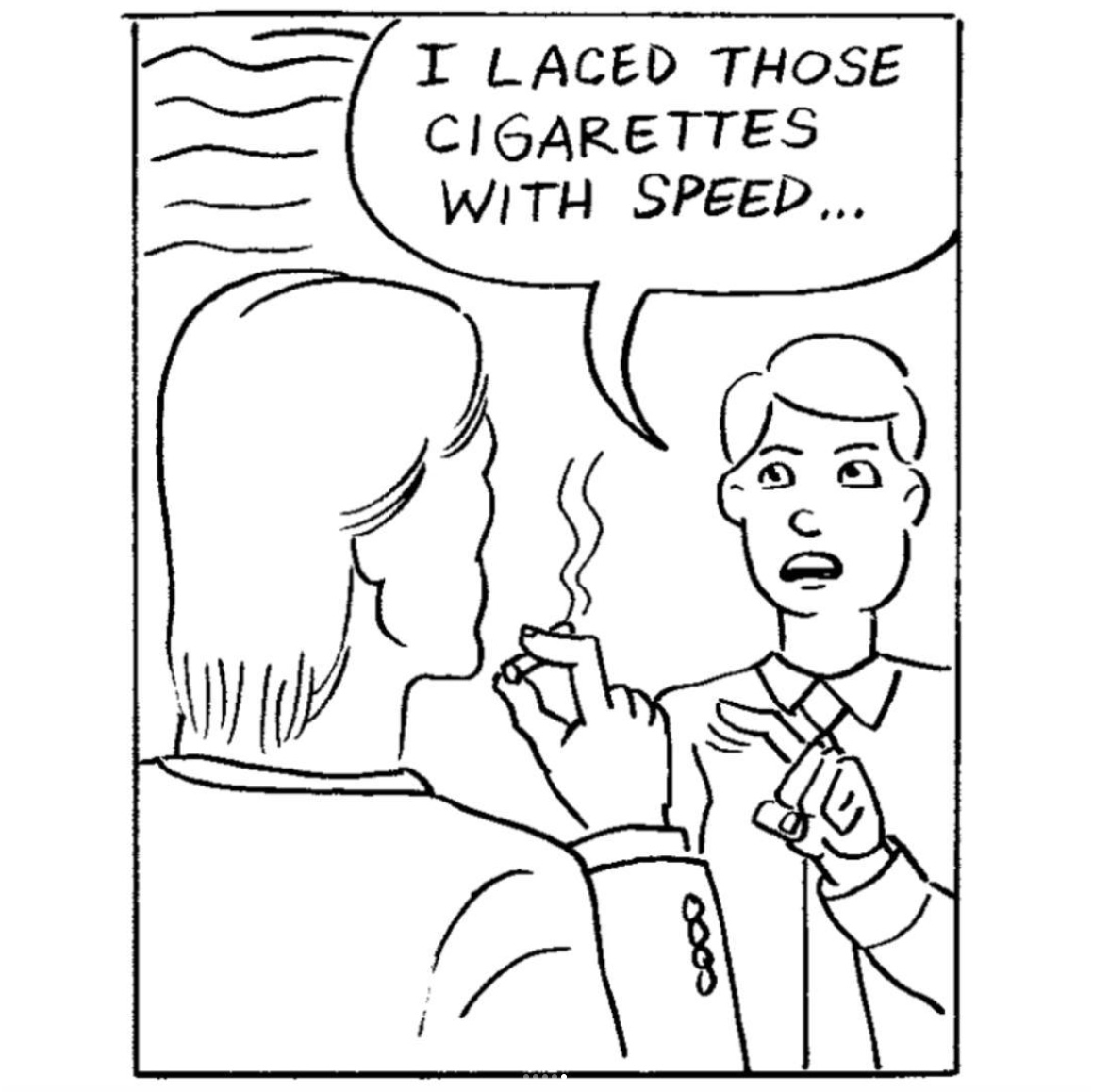 My new graphic novel, WHAT WE MEAN BY YESTERDAY, VOL. 1,  drops in August. 

"An occasionally shocking, sometimes nightmarish, completely unpredictable satire of modern masculinity." --Library Journal, starred review

Pre-order it here:
fantagraphics.com/collections/co…