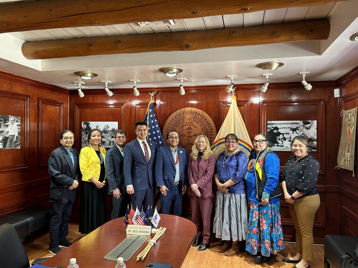 Thanks to the Navajo Nation President @BuuVanNygren and legislative and executive leaders of the Nation for inviting me, USA Uballez @USAO_NM and USA Higgins @USAO_UT to discuss public safety and the innovative protections in the Navajo Nation Victims' Rights Act of 2023.