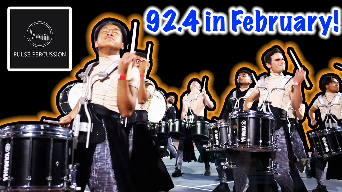 This Drumline scored 92.4 in FEBRUARY!? Check it out here: youtu.be/8U9Xo3huGqs