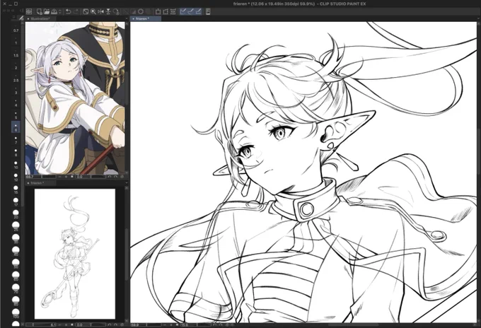 working on a print?!
#Frieren 