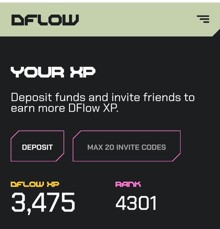 skenpo2's tweet image. #dflowcode #DFlow #DFlowProtocol
dflow.net/reward
Use one of this invitation codes to get up to 10% of my XP
#Dflow
unsed invitation codes 🔥🔥🔥
CB39V7
ZHKJLK
2SRAR8
JJJN1M
I1MRSH
8B6BQZ
4YWIAE
YBVPC4
3VGUBH