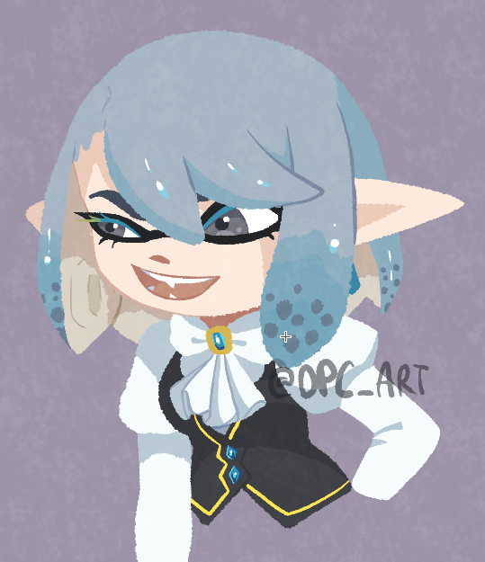 DPC_Art's tweet image. Inkling franziska WIP (franz-ink-ska? idk)