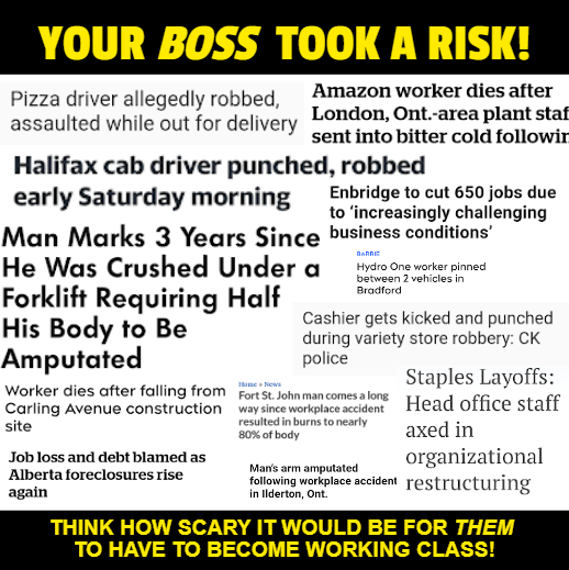 Tori_TLCR's tweet image. The boss makes a dollar, I make a dime.
He says he risked his money, but I risk my spine. #canlab