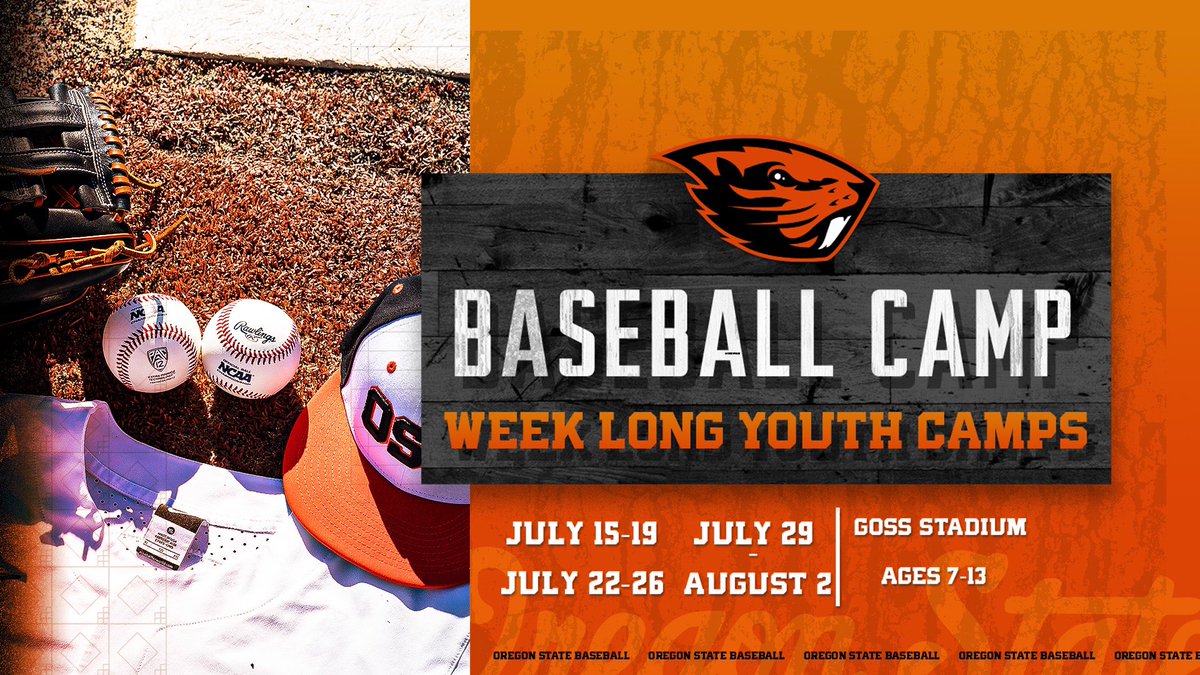 OSU Baseball Recruiting (@beaverbsb_camps) on Twitter photo 🚨 Announcement 🚨
Registration is now open for our summer youth camps!
<a href="/Taylor_Zak/">Zak Taylor</a> <a href="/BeaverBaseball/">Oregon State Baseball</a>
osubeavers.com/sports/2023/8/… 🚨 Announcement 🚨
Registration is now open for our summer youth camps!
<a href="/Taylor_Zak/">Zak Taylor</a> <a href="/BeaverBaseball/">Oregon State Baseball</a>
osubeavers.com/sports/2023/8/…