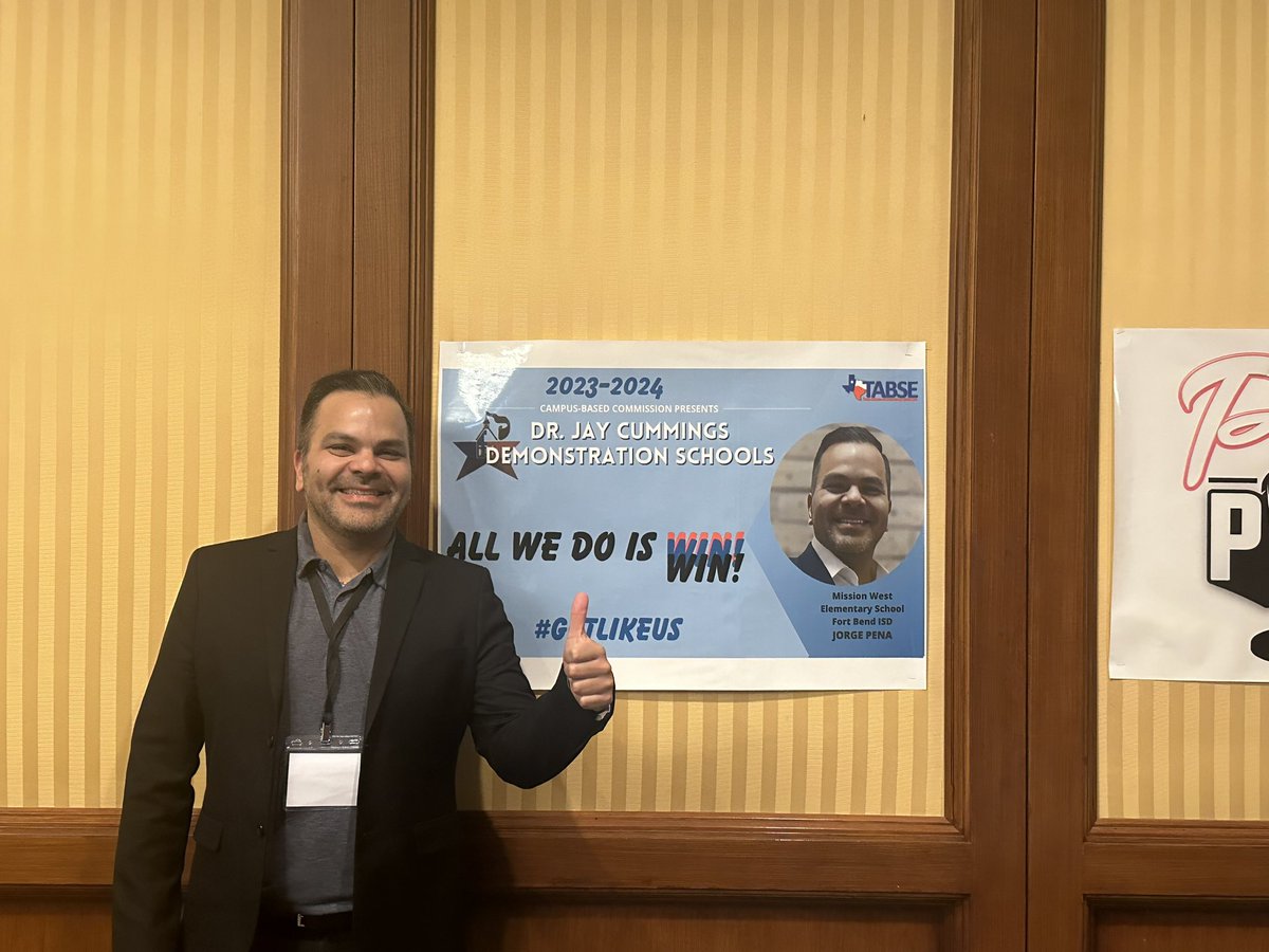 Jorge Pena (@principaljpena) on Twitter photo Honored to be recognized as a Dr. Jay Cummings Demonstration School! <a href="/MWE_Wildcats/">Mission West Elementary</a> <a href="/FortBendISD/">Fort Bend ISD</a> <a href="/TABSE_Texas/">TABSE_Texas</a> <a href="/CoachLifeMWE/">Jennifer Smith</a> <a href="/RhondaMason14/">Dr. Rhonda Mason</a> <a href="/DrKwabena/">Dr. Kwabena Mensah</a> Honored to be recognized as a Dr. Jay Cummings Demonstration School! <a href="/MWE_Wildcats/">Mission West Elementary</a> <a href="/FortBendISD/">Fort Bend ISD</a> <a href="/TABSE_Texas/">TABSE_Texas</a> <a href="/CoachLifeMWE/">Jennifer Smith</a> <a href="/RhondaMason14/">Dr. Rhonda Mason</a> <a href="/DrKwabena/">Dr. Kwabena Mensah</a>