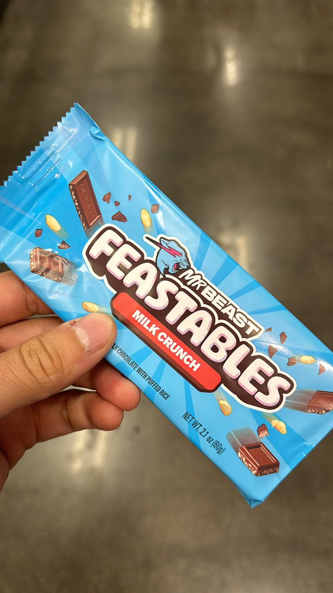 oAnakin9's tweet photo. After searching for so long!! Finally found  @Feastables!! Unfortunately they are running low @Target Weho @MrBeast https://t.co/q9CrKkwtI2