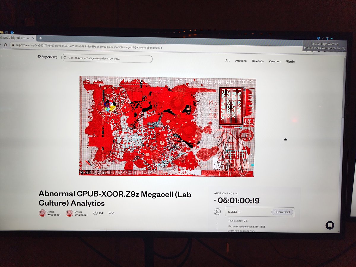 YAY <a href="/SavageHeart666/">CLARE ✦ VON ✦ SAVAGE</a> art IRL at OrdDenver and <a href="/C0MPUTERBL00D/">COMPUTERBLOOD💻🩸</a> <a href="/EthereumDenver/">ETHDenver 🏔🦬🦄</a>  🩷🦩🩷