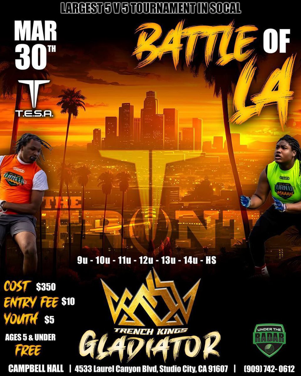 LOCK IN largest 5v5 Tournament in Southern California NOTHING LIKE THIS ! Powered by the Goats