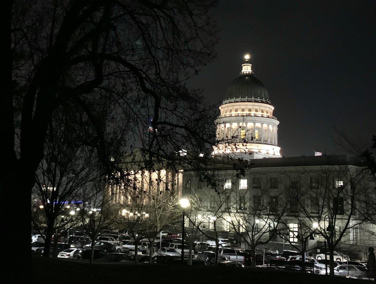 In the final hours of Utah’s 2024 legislative session, Gov. Cox tells the (very sleepy) #utleg press corps that it’s been a “complicated” but “successful” session. He declined to share yet whether he will veto any of the 500+ bills passed by the Republican-controlled body.