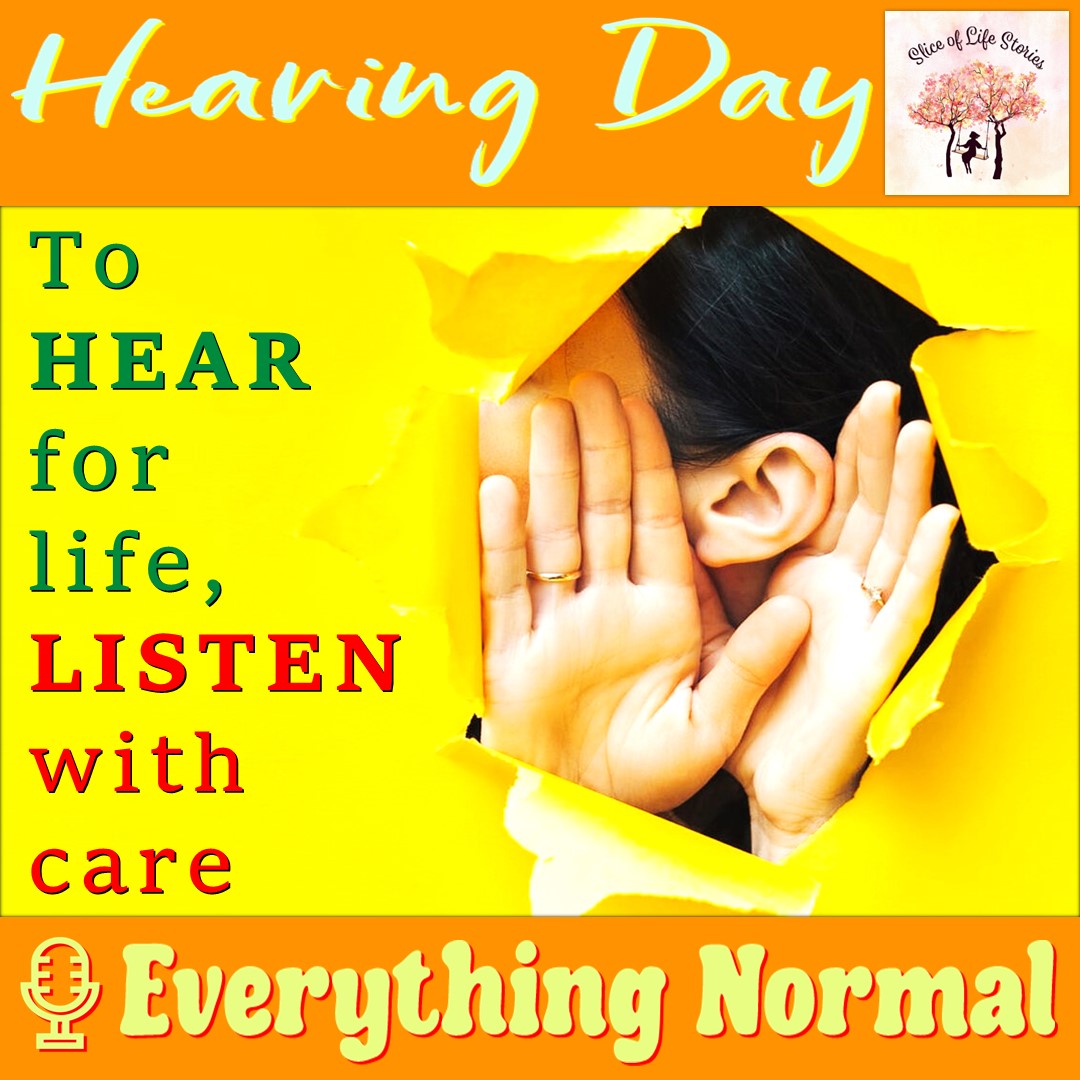 Hearing Day with 🎙 Everything Normal

▶ youtu.be/xTKpKXp0R7w

#Exam #education #smiled #hope #familydoctor #hopeless #reportcards #lostinmyownworld #actnormal #miracle #thankyou #silence #birthday #thankyou #worldhearingday #hearinghealth #worldhearingday2024 #hearingcare