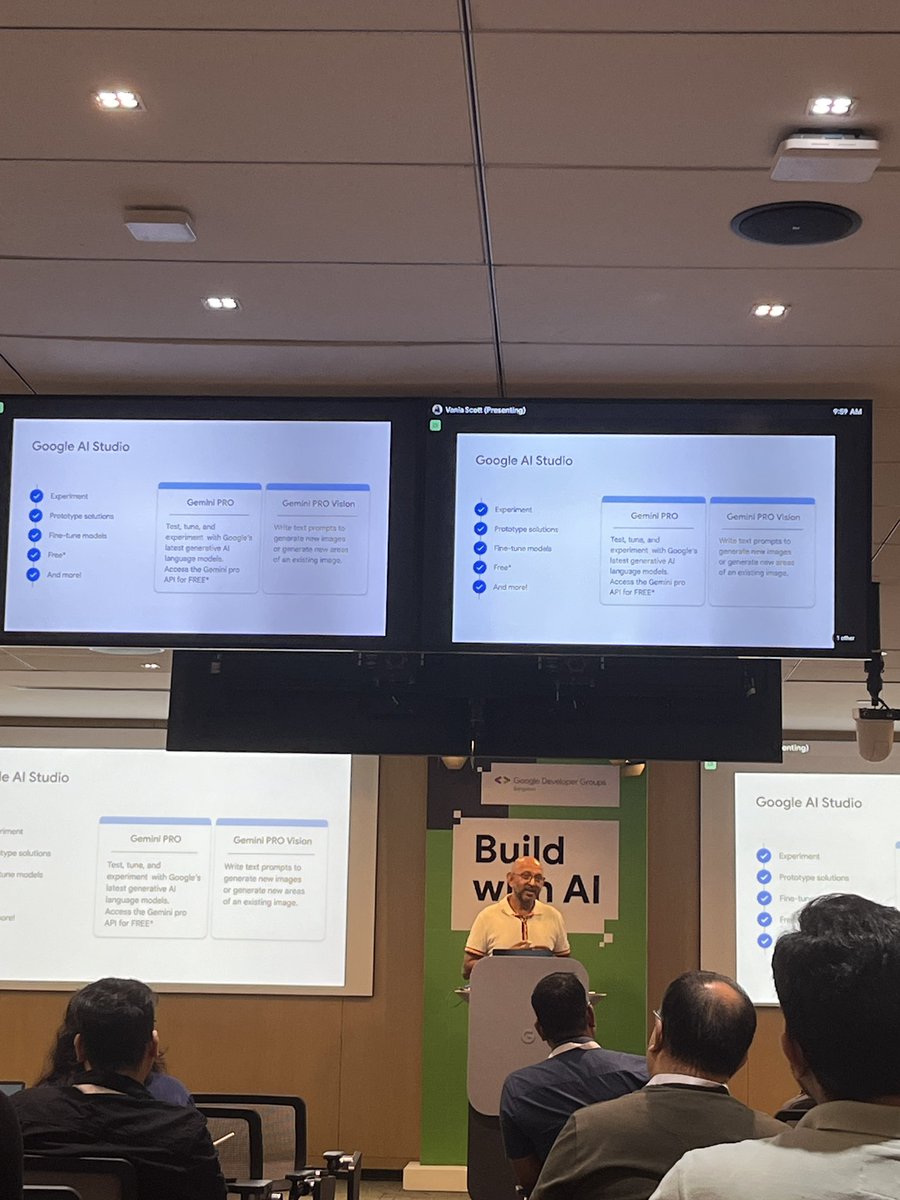 Keynote for the Google Roadshow “Build With AI” by @karthik_padman