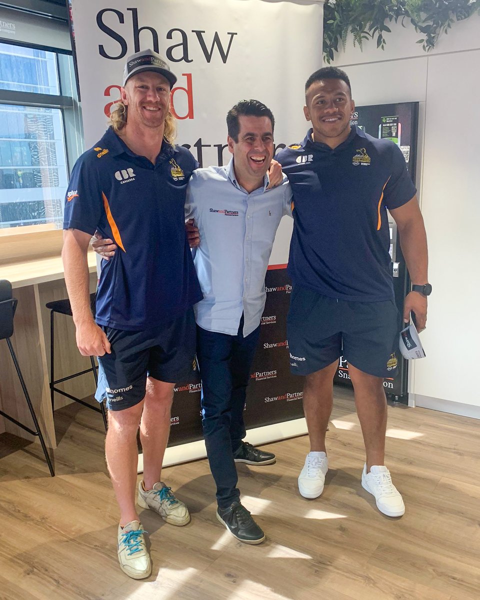 BrumbiesRugby's tweet image. 😊 Thanks to our Partners @DXC_ANZ and Shaw and Partners for having us leading into #SuperRound.