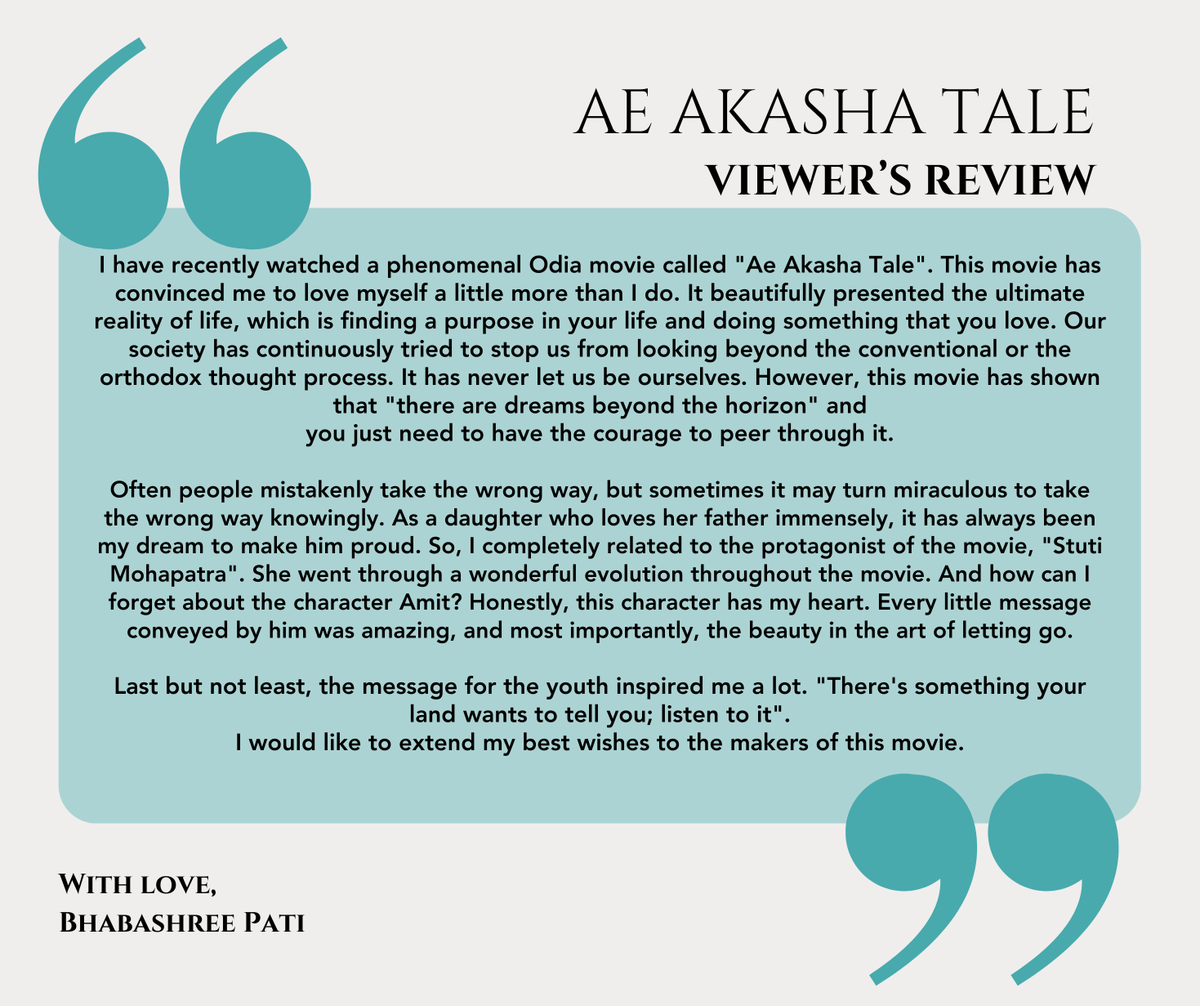 StoryLabIndia's tweet image. Gratitude 🙏

#AeAkashaTale #AAT #AATFILM #ଏଇଆକାଶତଳେ #OdiaFilm #OdiaCinema #Odisha #Mamuni #StoryLab #StoryLabIndia #aadyajagdevfilms #agf