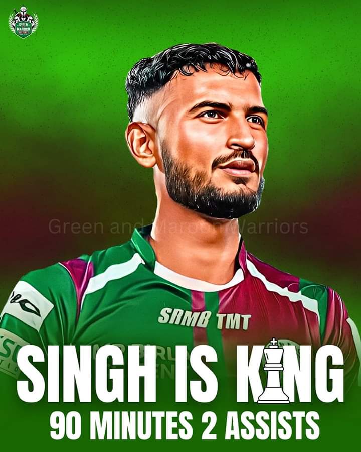 RELIVING #ManvirSingh 's exceptional performance with the ball during our latest match!! 💚❤️

Surely a  🅰️🅰️  class performance!! 🔥🥵

#JoyMohunBagan #Warriors #MohunBaganSG