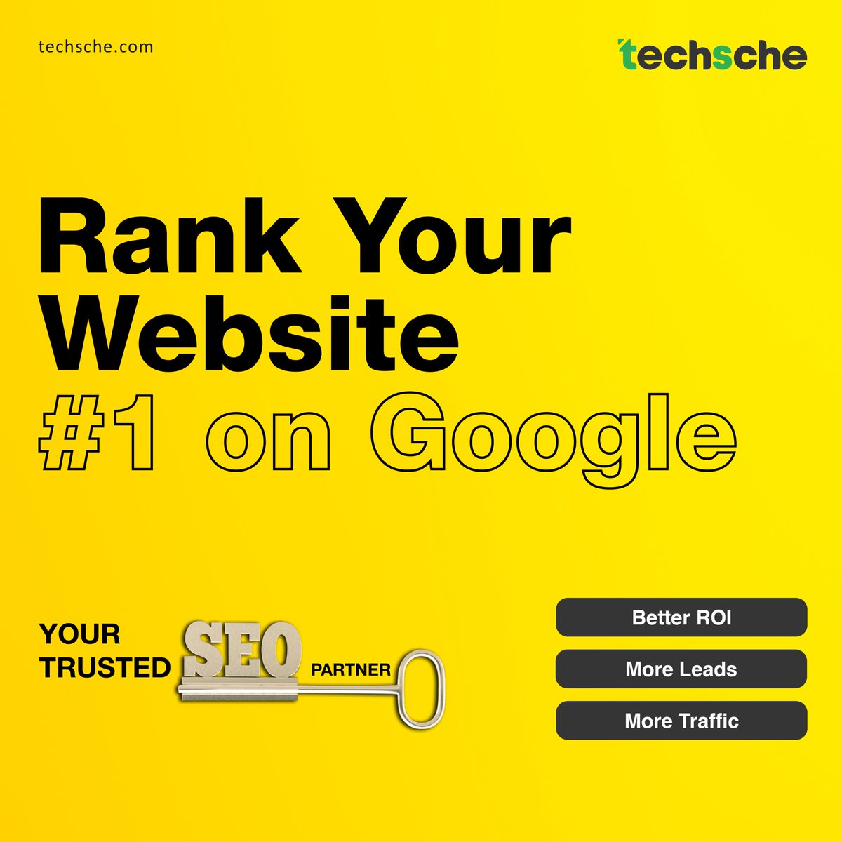 Struggling to get your website on the first page of Google?  
We can help!  Learn SEO tips & tricks to skyrocket your rankings and dominate search results.  
#SEO #digitalmarketing #growmybusiness #techsche #SEM #branding #smm #leadgeneration #googleanalytics #ROI