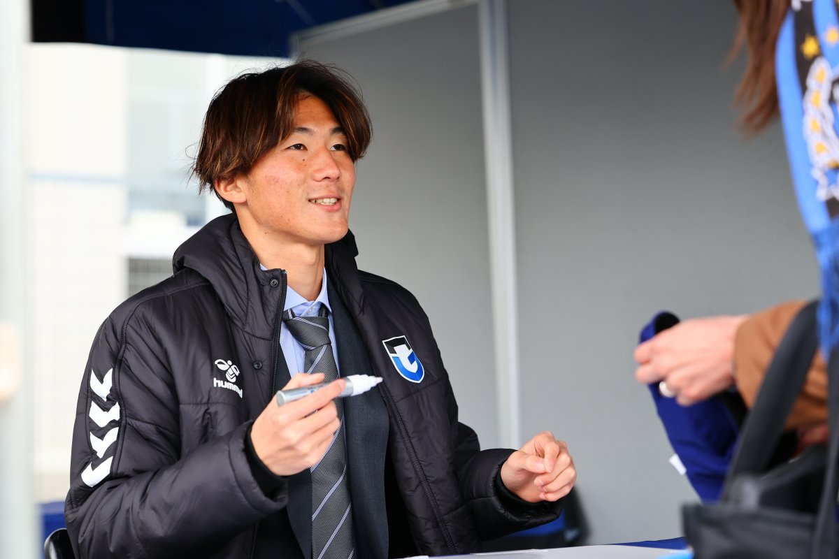 本日のファンクラブ会員限定「ガンバ大阪オフィシャルグッズ サイン会