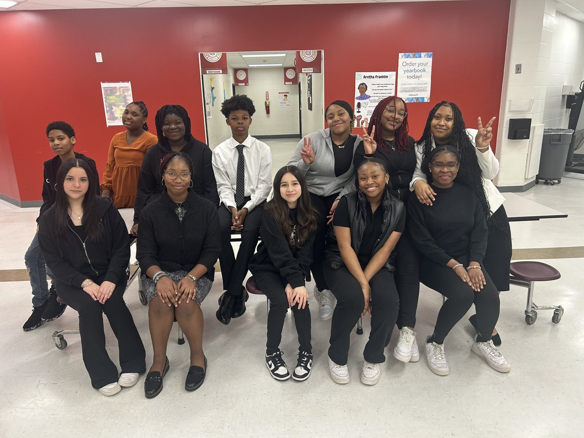 Here’s a few pics of our annual Black History Wax Museum, including some of our wax figures and tour guides @GarrettMSGators!