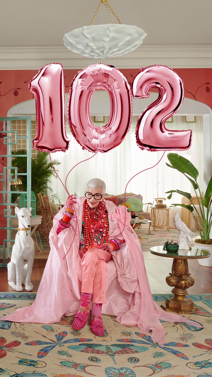 💗Rest in Power Iris Apfel
“If you're happy, have found love, are surrounded by good people, doing what you like and giving back to others, that's success”
Iconic 
#IrisApfel