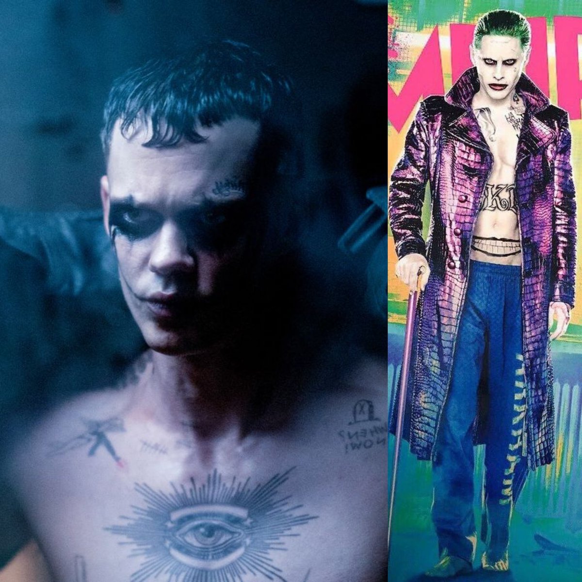 FelixTheIII's tweet photo. People keep saying that The Crow remake is giving them "Jared Leto Joker vibes".  People, the Crow is goth punk and Leto Joker is ghetto fabulous.  They're two WILDLY different aesthetics and personalities.  Be more cultured, people. https://t.co/SyV5h19q0T