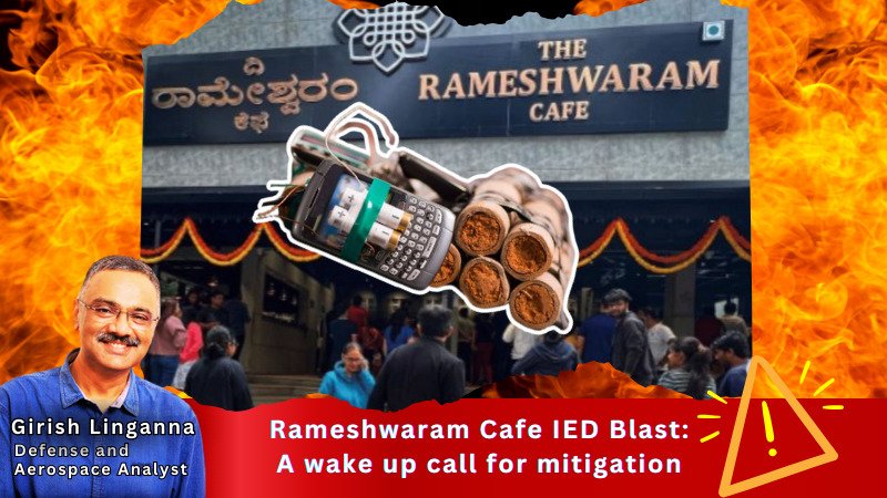 'Rameshwaram Cafe Bangalore Incident: Understanding the Impact of IED Explosives and Blast Protection Measures' 

'#RameshwaramCafe #BangaloreBlast #IEDExplosives #BlastProtection #SafetyMeasures #DefenseAnalysis #UrbanSafety #ExplosiveDetection #MilitaryInnovation'