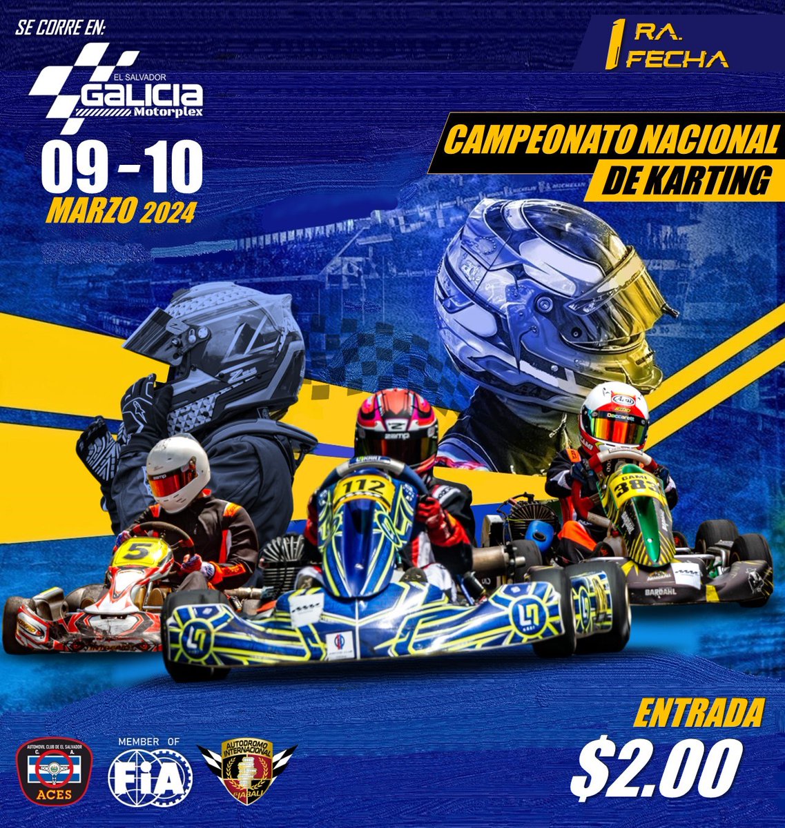 La cita es para este 9 y 10 de marzo <a href="/pistagalicia/">Pista Galicia</a> para la primer fecha del campeonato nacional 2024...

...se abre asi la #NuevaEraKartismo