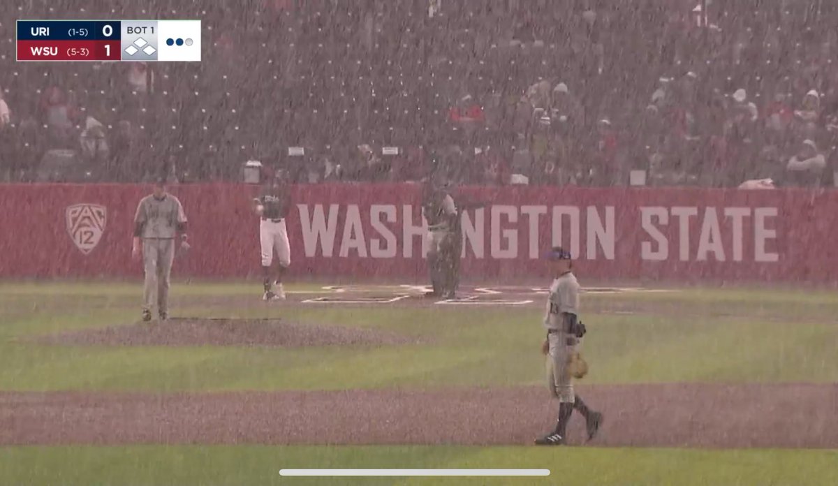 The beautiful thing about turf is you can play in the rain (or snow). Been there done that! #GoCougs