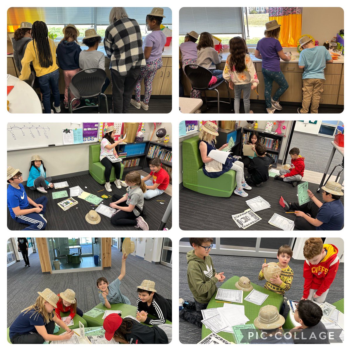 BylerHasClass's tweet photo. Third grade had fun Thursday on our Text Feature Safari. @DiemerEagles @MrsJensen_SMSD @MsCranor https://t.co/dHkHktya2t