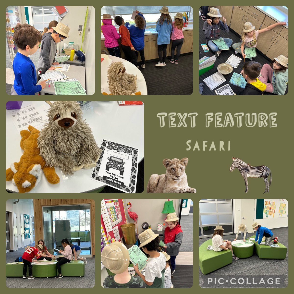 BylerHasClass's tweet photo. Third grade had fun Thursday on our Text Feature Safari. @DiemerEagles @MrsJensen_SMSD @MsCranor https://t.co/dHkHktya2t