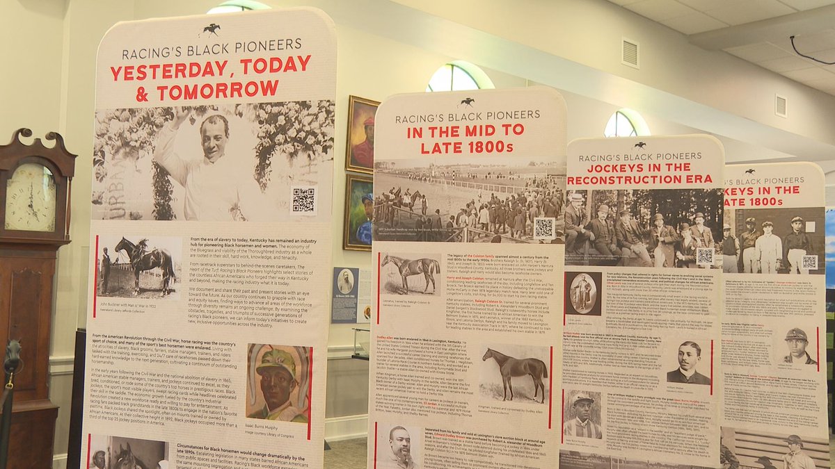 WKYT's tweet photo. ‘Heart of the Turf’ exhibit opens at Lexington History Museum: https://t.co/M2gram4vpj https://t.co/xTn2j5F6Ry