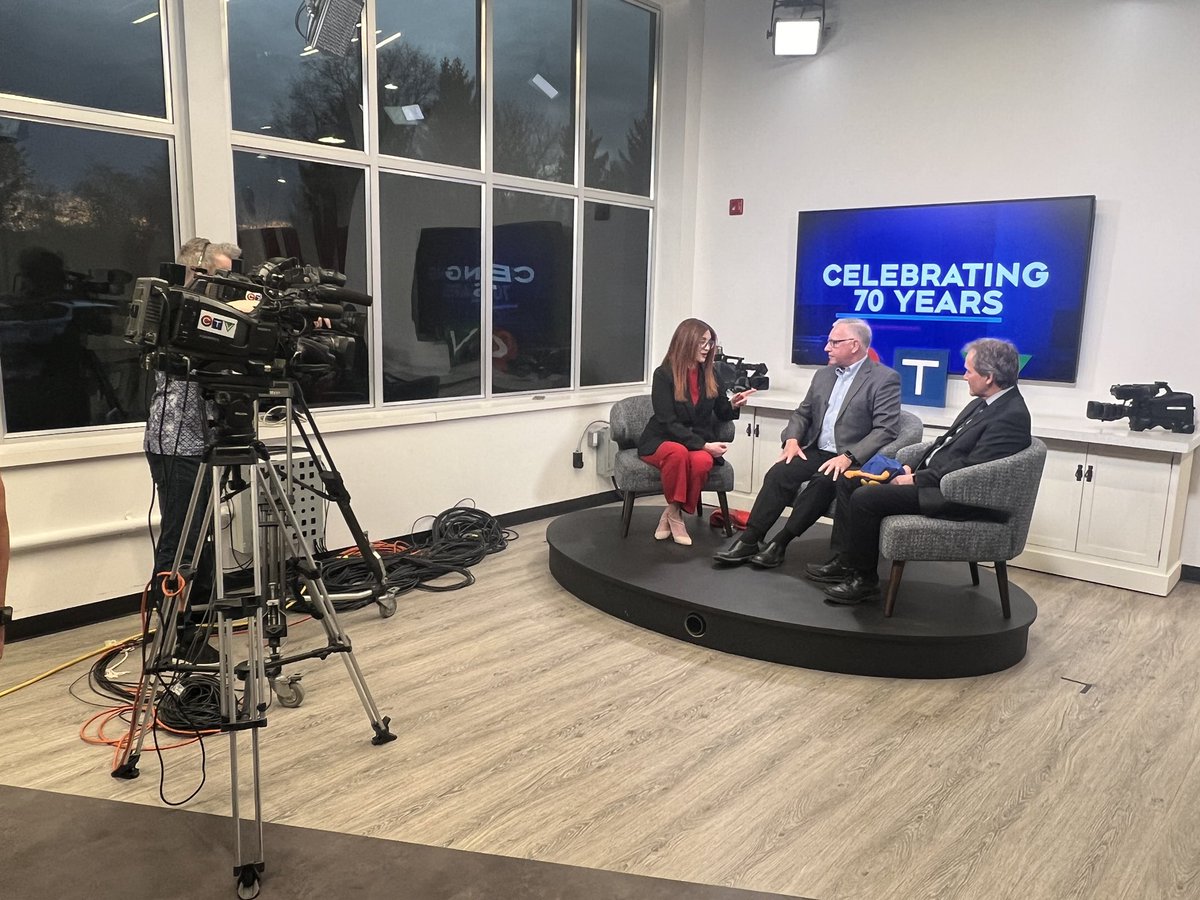 A historic evening at <a href="/CTVKitchener/">CTV Kitchener</a>, 70 years after first going on the air. Honoured to be part of a special broadcast recognizing the station &amp; its people as the trusted local news source telling the stories of the people of <a href="/CityKitchener/">City of Kitchener</a> &amp; #SWOntario for the past 7 decades.
