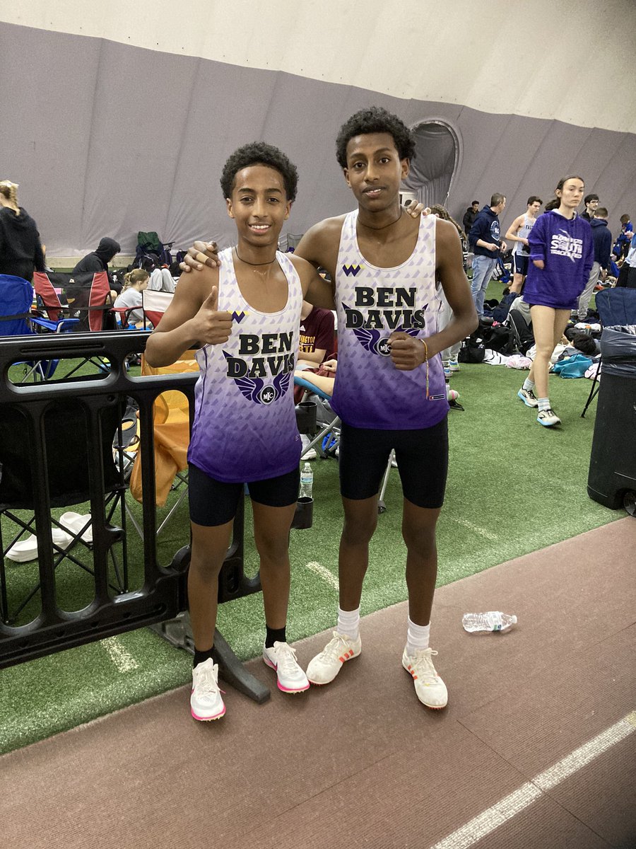 Ben Davis CC (@giantdistance) on Twitter photo Huge 3200 races from our guys tonight at first indoor meet.
Sophomore T Hailu runs :55 PR of 10:34!
Junior H Haile runs :44 PR of 10:38!
Hard work already paying off for two guys who have been dedicated all winter!
<a href="/BDtrack/">Mike Davidson</a> <a href="/GiantAthletics/">Ben Davis Giants</a> <a href="/BenDavisHS/">Ben Davis High School</a> Huge 3200 races from our guys tonight at first indoor meet.
Sophomore T Hailu runs :55 PR of 10:34!
Junior H Haile runs :44 PR of 10:38!
Hard work already paying off for two guys who have been dedicated all winter!
<a href="/BDtrack/">Mike Davidson</a> <a href="/GiantAthletics/">Ben Davis Giants</a> <a href="/BenDavisHS/">Ben Davis High School</a>