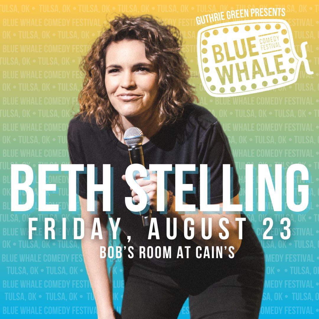 We have another comedian joining the 2024 BWCF lineup 🐳 Don't miss stand-up comedian, writer, and actress @BethStelling on Friday, August 23 at Bob's Room in Cain's! Tickets are now on sale, click the link below to secure yours today! buff.ly/3P568qe