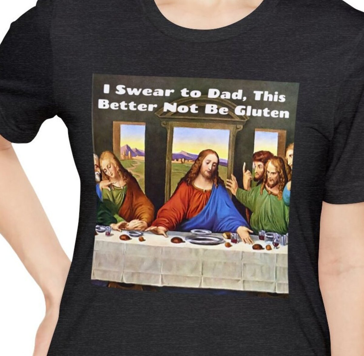 New T-shirt 'I Swear to Dad, This Better Not Be Gluten' #funnytshirts #glutenfree
[ on Etsy: tinyurl.com/mut9ch52 ]