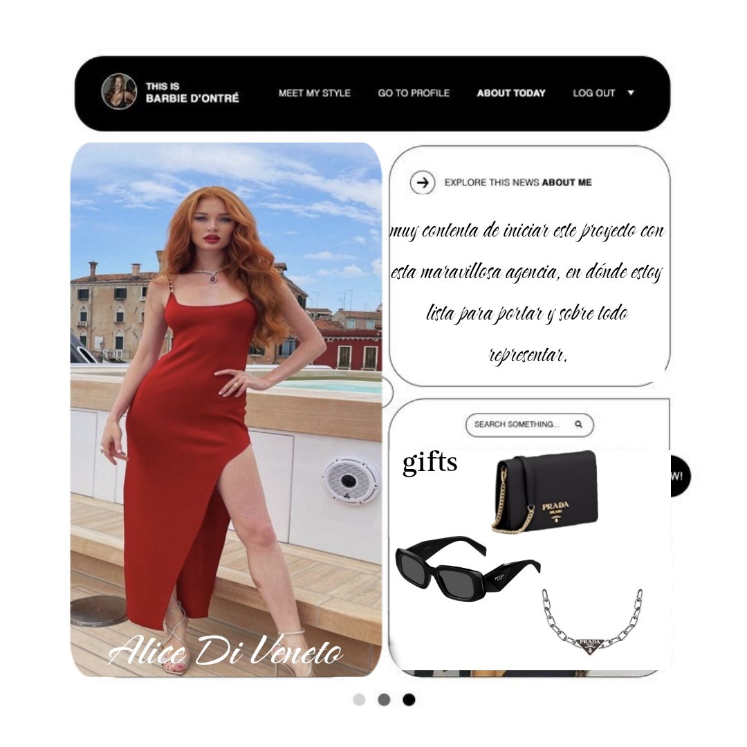 : ¨·.·¨ :
‌ ` ·. ☁️ PRADA
‍ ‍ ‍ ‍ ‍‍ ‍ ‍ ‍ ‍‍‍ ‍ ────────────
Very happy to start a new stage with this beautiful company, without a doubt I am more than ready to carry everything and represent.
⠀   ↺ 𝟧 𝗌𝖾𝗀𝗎𝗇𝖽𝗈𝗌. 📍Milan
           ⌂     ⊞      ⌕  ♡