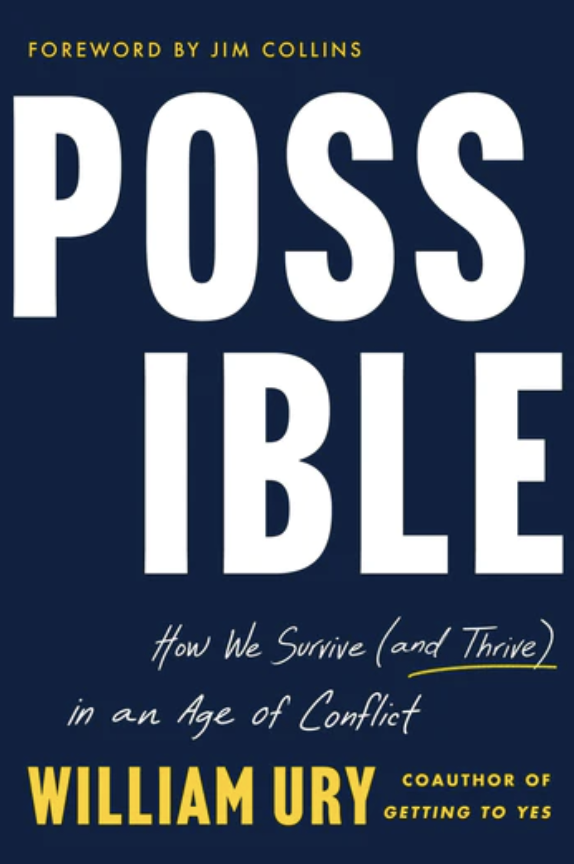 mj_lee's tweet photo. President Biden's weekend reading appears to be “Possible: How We Survive (and Thrive) in an Age of Conflict" by @WilliamUryGTY.
Harper Collins describes it as "an essential guide for anyone looking to break through the toughest conflicts."
https://t.co/dW5iSULHhY https://t.co/kYszAej3V1