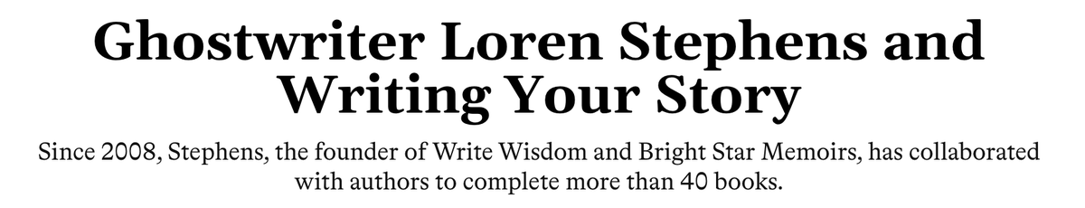 LorenStephensWW's tweet photo. Here is an interview that was just published in the March 1, 2024 issue of the Jewish Journal of Los Angeles. Includes helpful tips on writing your life story. 

https://t.co/vPsaZDgH1y https://t.co/JZRDnUR1AQ