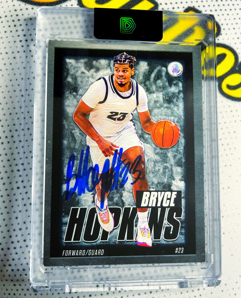 BRYCE HOPKINS 🏀 #GarciaStudios #cardart arrived!@BryceHopkins
 
🥰So COOL to see it in person with his autograph on MY card design!😱⁠
⁠
#providence #providencefriars #providencecollege #bigeast #rhodeisland #letsgofriars #pcmbb #CBB #hoops #basketball #CollegeBasketball #NCAA